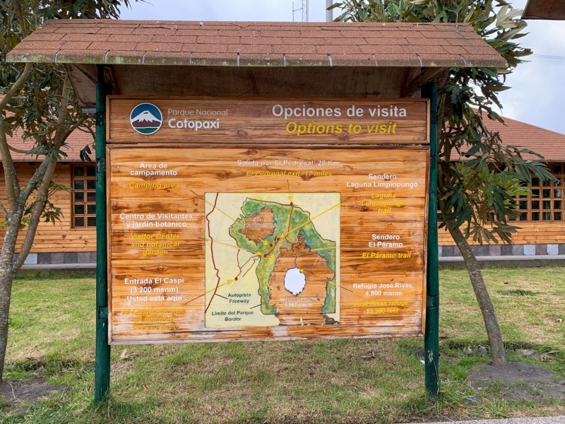 Cotopaxi-Infotafel