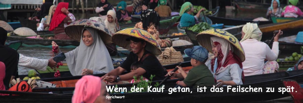 Floatet Market, Diamanten-Minen und Wasserbüffel 03.06.2019